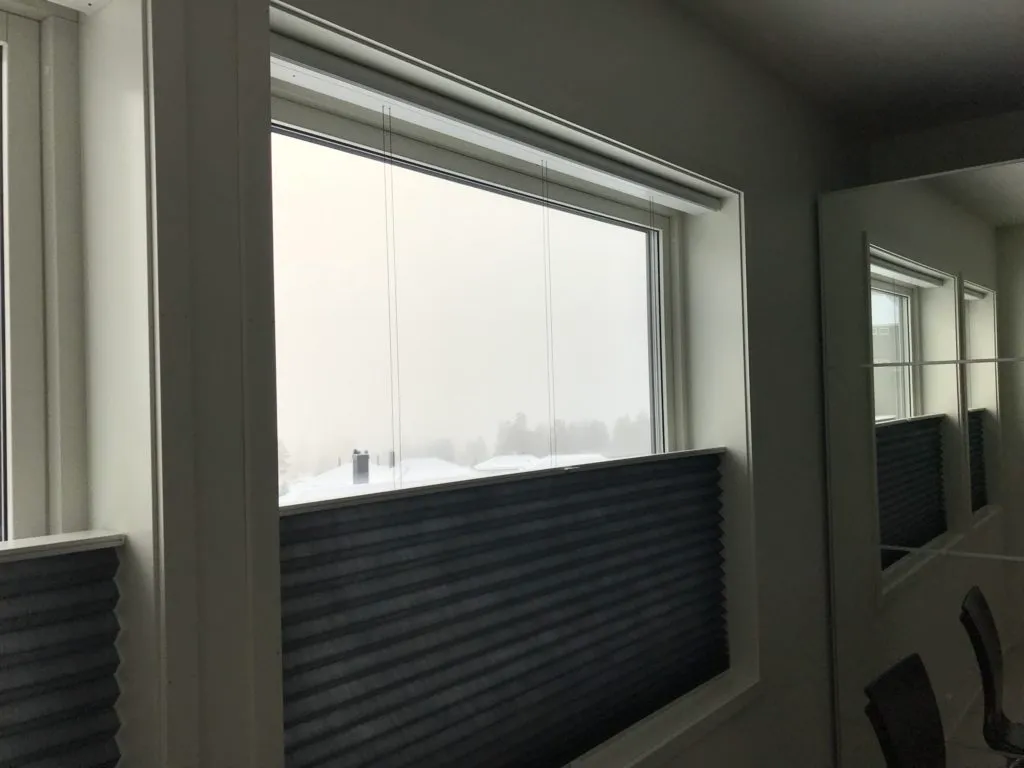 Plissé- og duettgardiner